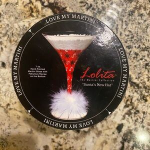 Lolita Santa’s New Hat Martini Glass